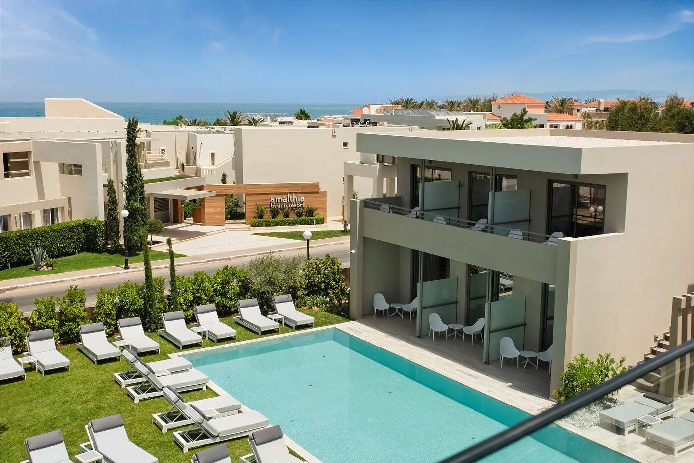 Hotel Atlantica Amalthia Beach 4 Sterren, Agia Marina ,Kreta