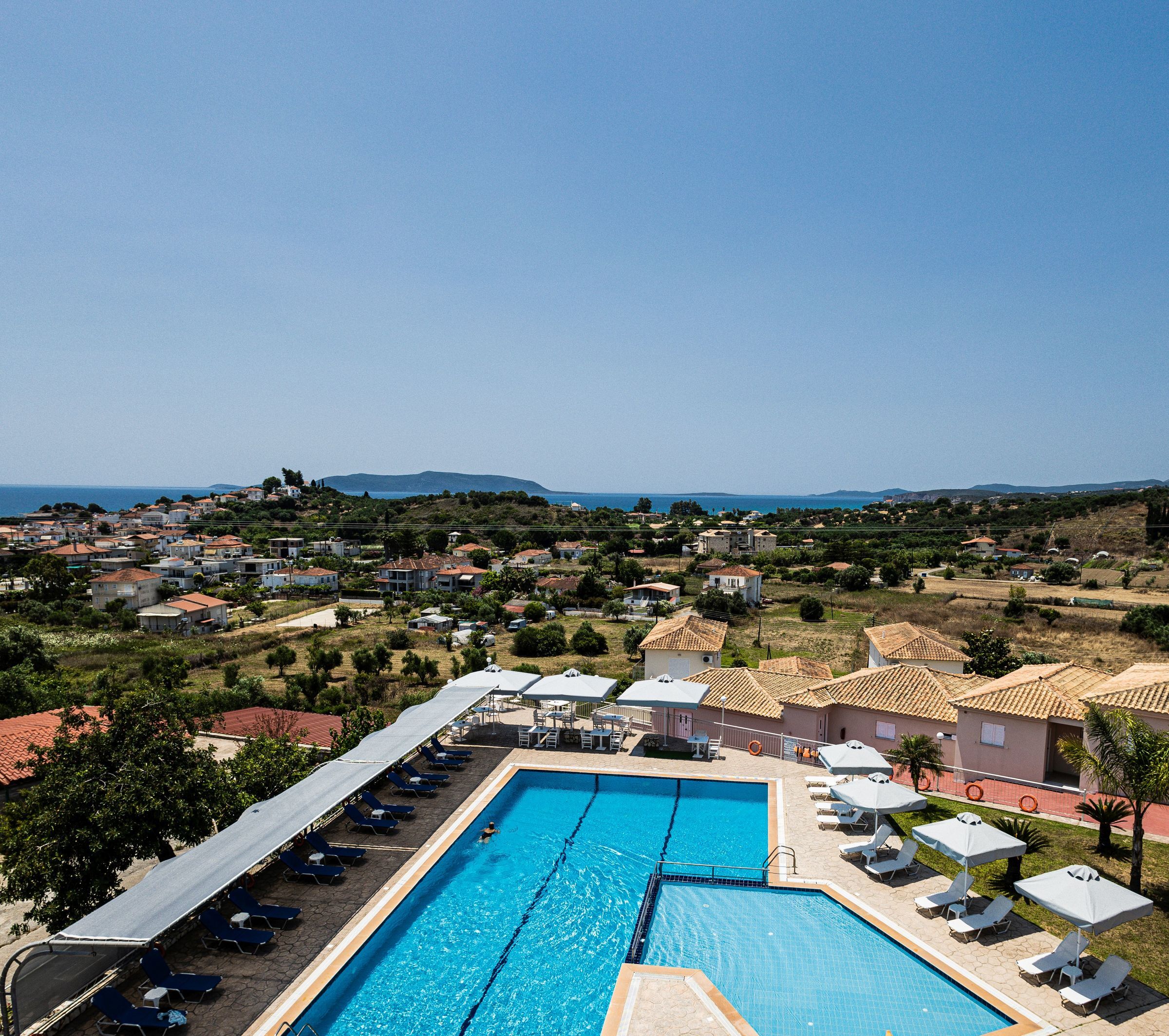 Aparthotel Panorama Resort 3 Sterren, Finikounda en Methoni ,Peloponnesos